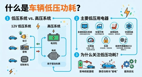 车辆低压功耗示意图